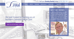 Desktop Screenshot of greeleydental.com